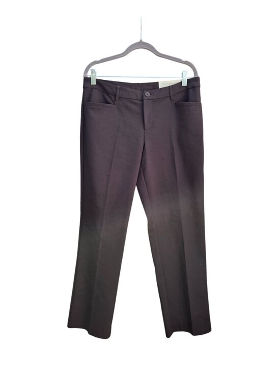 Christopher & Banks Pants - Christopher & Banks Petite Brown Mid-Rise Trousers Size 8P New